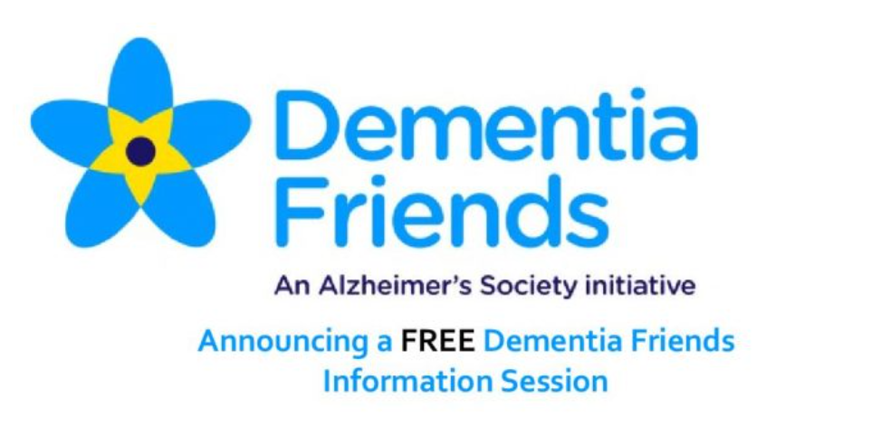 Dementia Friends Logo a free Dementia friends information session